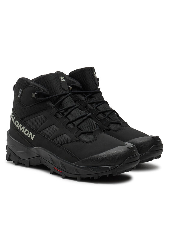 Salomon Bakancs Salomon Crosstrak Waterproof L47570200 Fekete