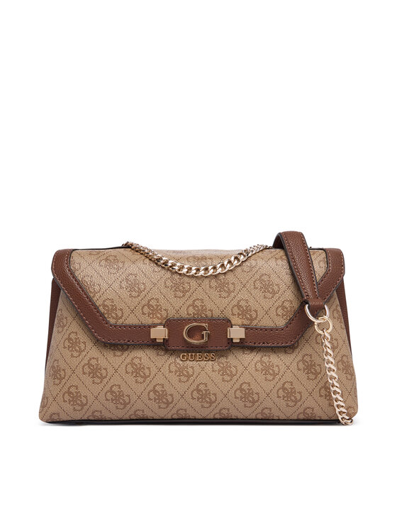 Guess Τσάντα Guess Lindsey HWSG97 49210 Ανοιχτό καφέ