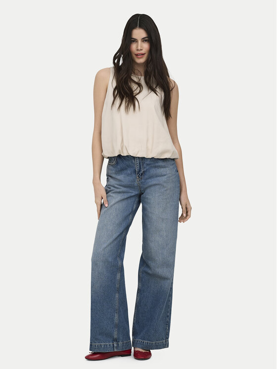 ONLY ONLY Top Aris 15364287 Beis Loose Fit