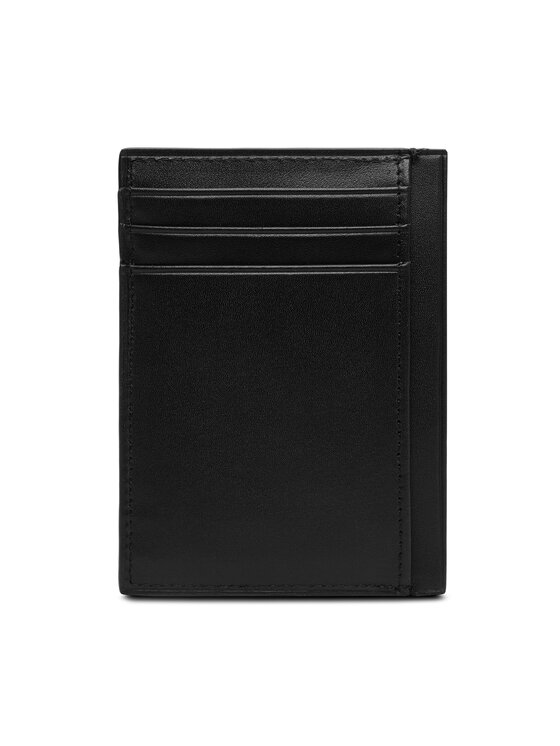 Calvin Klein Etui pentru carduri Calvin Klein Plaque Ns Card Case LV04D1065G Negru