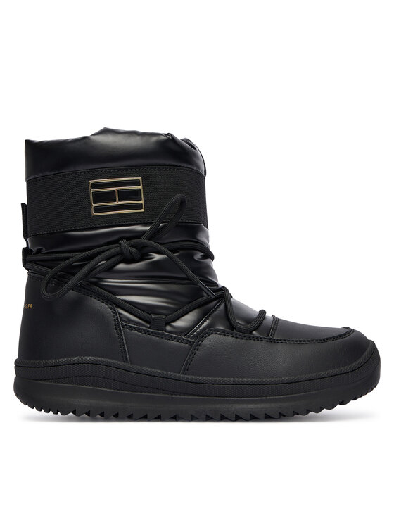 Tommy Hilfiger Botas de nieve Tommy Hilfiger Snow Boot T3A5-34052-1474 D Negro