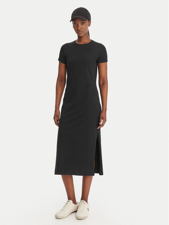 Kappa Kappa Vestido diario Iclisia 332D7PW Negro Slim Fit