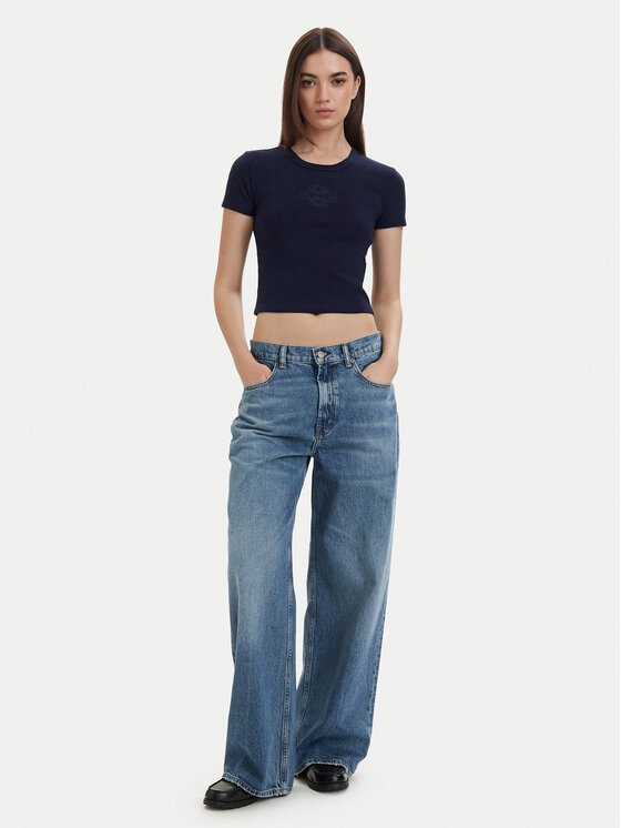 HUGO HUGO Футболка Delanor 50570857 Cиній Slim Fit