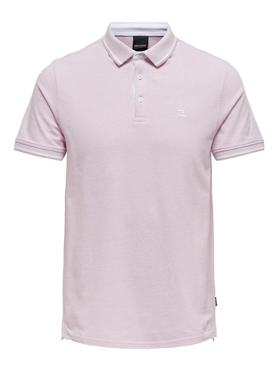 Only & Sons Only & Sons Polo marškinėliai Fletcher 22024827 Rožinė Regular Fit