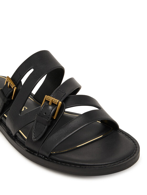 Guess Шльопанці Guess FLJGRY LEA03 Чорний