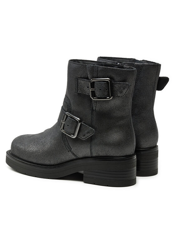 Clarks Ботильйони Clarks Rebelle Buckle 26178889 Срібний