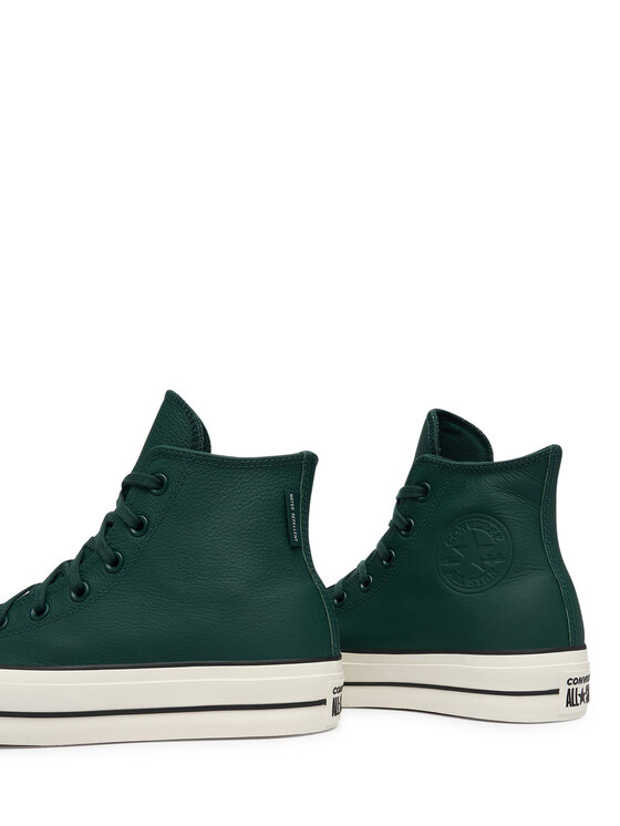 Converse Scarpe da ginnastica Converse Chuck Taylor All Star Lift Platform Water-Repellent A18393C Verde scuro