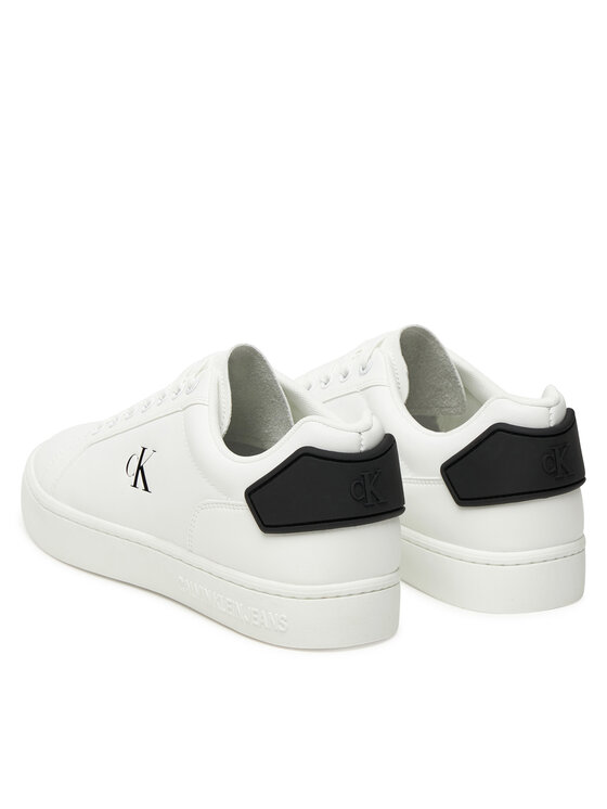Calvin Klein Jeans Sneakersy Calvin Klein Jeans Classic Cupsole Ru Patch Lth YM0YM01297 Biały