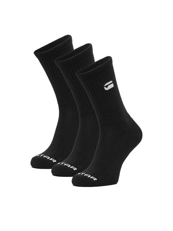 G-STAR Довгі шкарпетки G-STAR CEO_AS_G-STAR_313_W_AW26 (3-PACK) Чорний