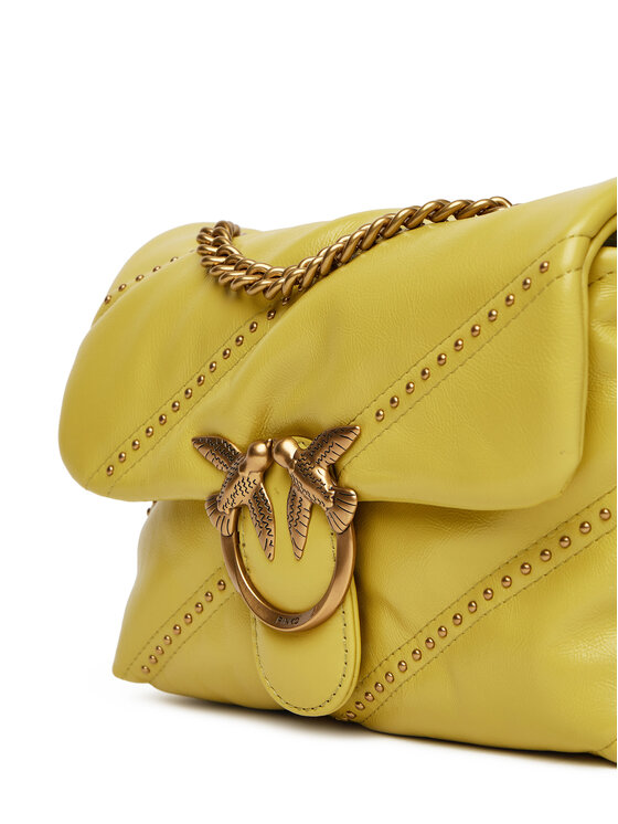 PINKO Kabelka PINKO Love Puff Mini Cl PE 25 PLTT 100039 A26T Zelená