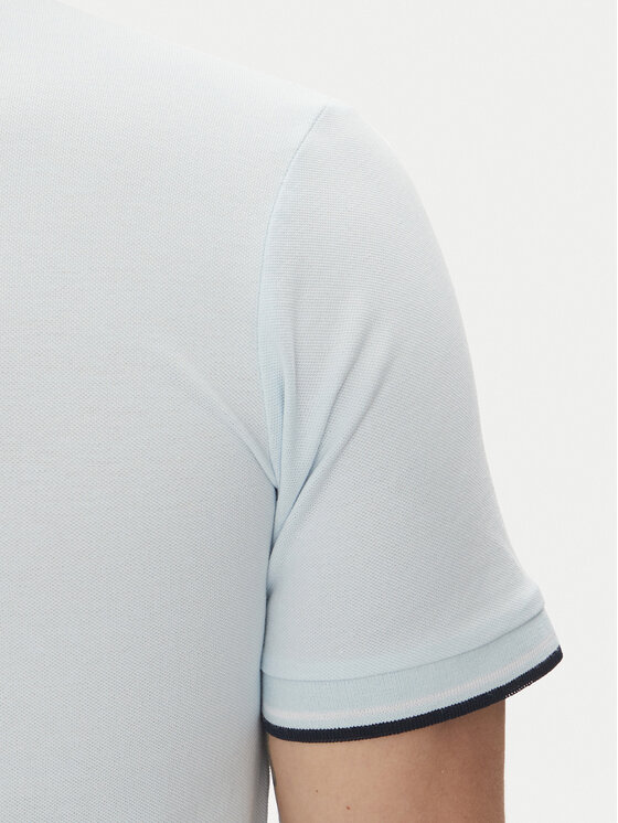 Lindbergh Lindbergh Поло 30-404010 Голубий Relaxed Fit