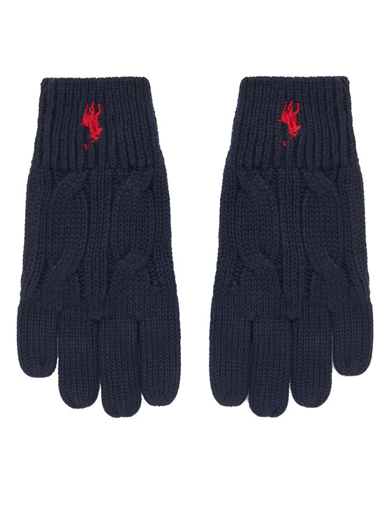 Polo Ralph Lauren Rokavice Polo Ralph Lauren 323P00672001 Mornarsko modra