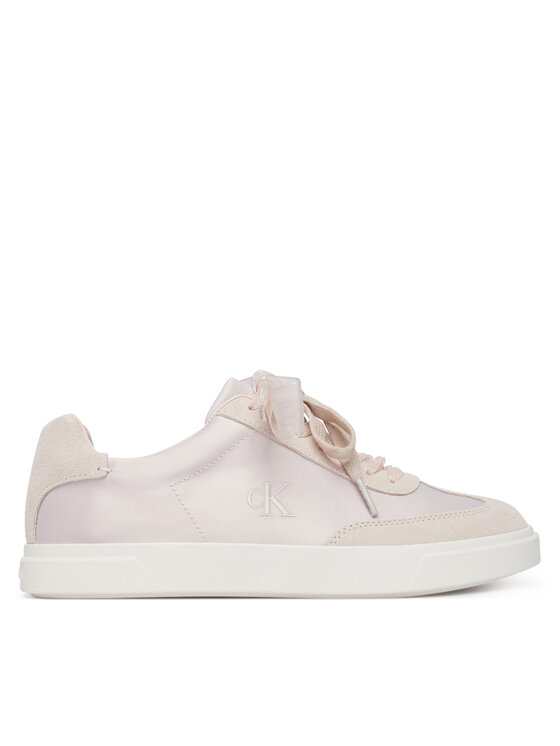 Calvin Klein Sneakersy Calvin Klein Low Pro Cupsole Wt Satin Mix HW0HW03288 Svetloružová