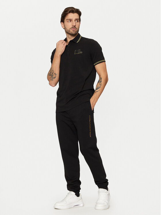 KARL LAGERFELD KARL LAGERFELD Polo marškinėliai 745462 551235 Juoda Regular Fit