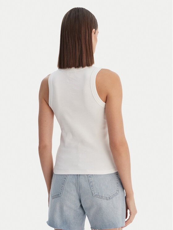 Calvin Klein Jeans Calvin Klein Jeans Top LV047E200G Blanco Slim Fit