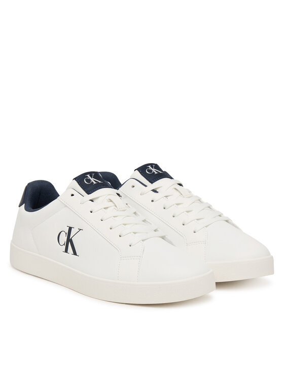 Calvin Klein Sneakers Calvin Klein 3 Cupsole Derby Pu Smo HM0HM02458 Bianco