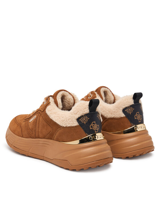 Guess Сникърси Guess FLFFA2 LEA12 Кафяв