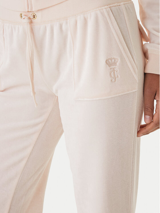 Juicy Couture Juicy Couture Melegítő alsó Caisa JCSEBJ008G Rózsaszín Slim Fit