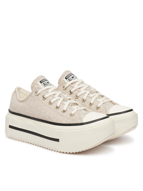 Converse Кеди Converse Chuck Taylor All Star Lift Double Stack Platform Deer A17884C Бежевий