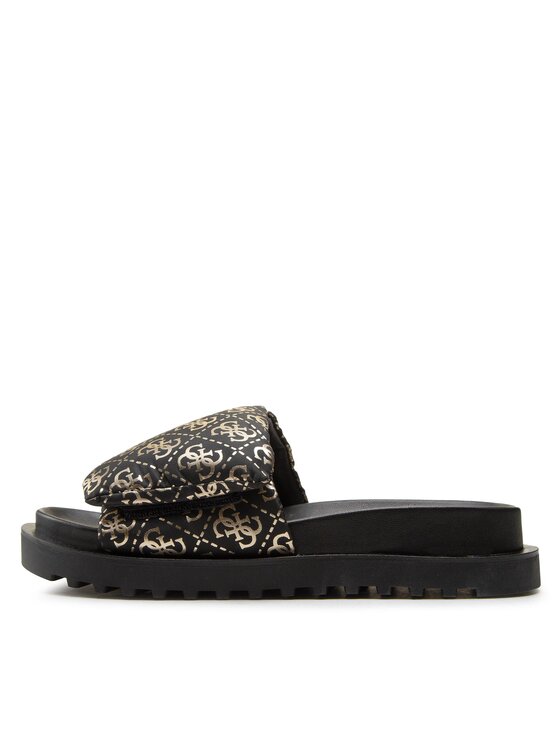 Guess Papucs Guess Fabetzy FL6FZY FAL19 Fekete