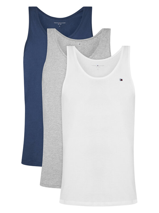Tommy Hilfiger Tommy Hilfiger Conjunto de camisetas de tirantes UM0UM03867 De color Slim Fit
