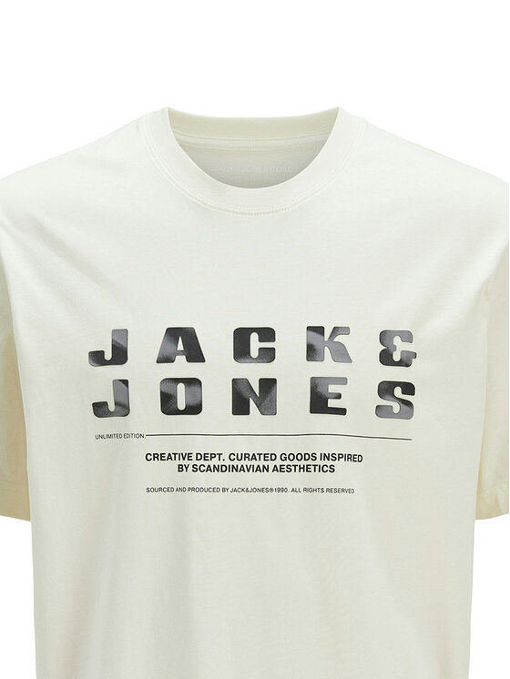 Jack & Jones Jack & Jones Футболка Recharge 12274716 Бежевий Relaxed Fit