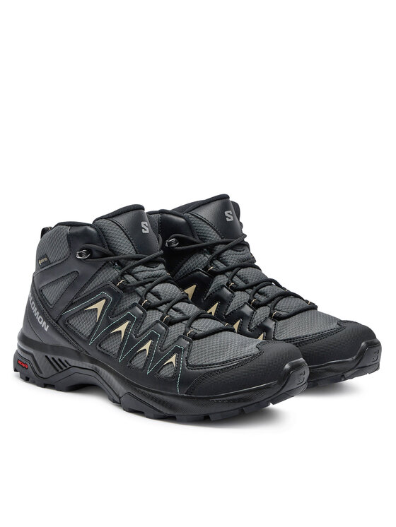 Salomon Trekingová obuv Salomon X Braze Mid Gore-Tex L47430500 Čierna