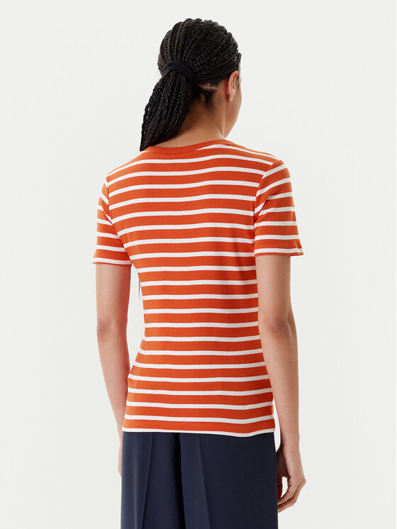 Tommy Hilfiger Tommy Hilfiger T-shirt New Cody WW0WW40584 Narančasta Slim Fit