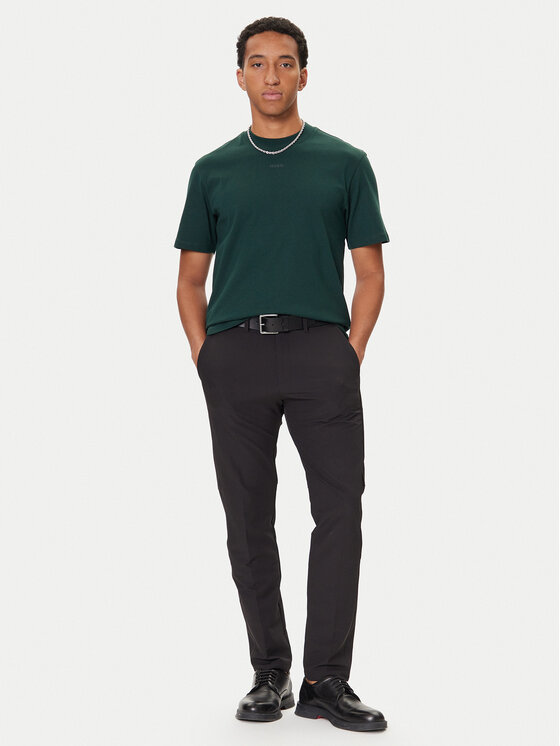 HUGO HUGO Camiseta Dapolino 50488330 Verde Relaxed Fit