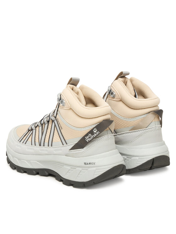Jack Wolfskin Трекінгові черевики Jack Wolfskin Wild Hike Texapore Mid A65580 Écru