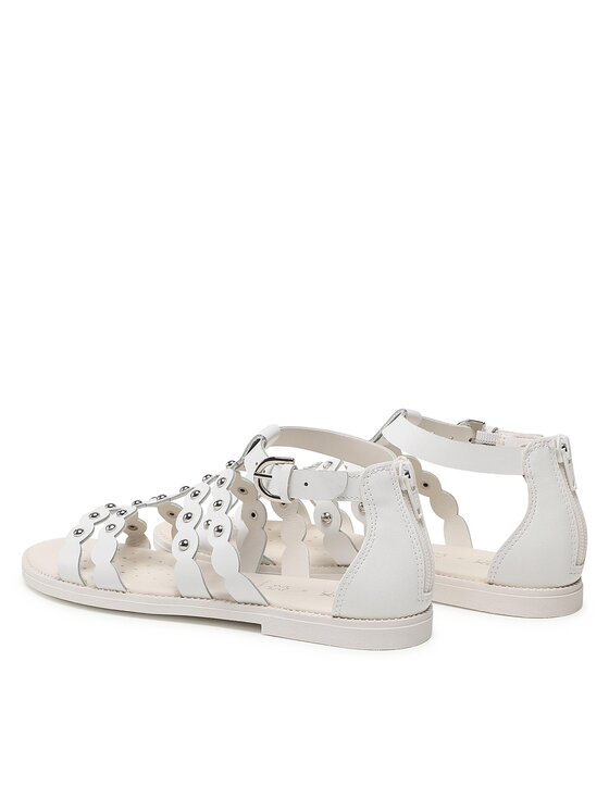 Geox Sandały Geox J Sandal Karly Girl J3535D043BCC1000 D Biały