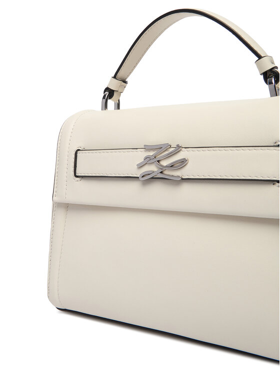 KARL LAGERFELD Ročna torba KARL LAGERFELD B1W30278 Bela