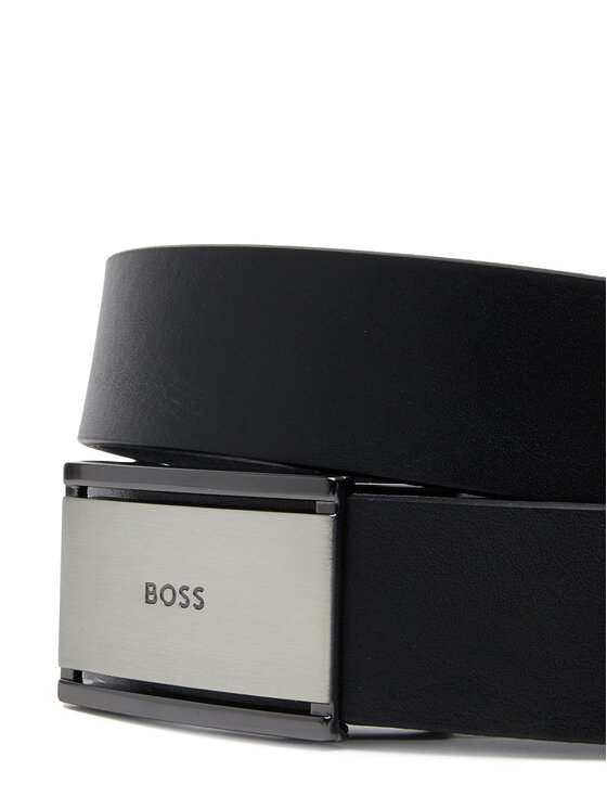 BOSS Pánsky opasok BOSS 50537450 Čierna