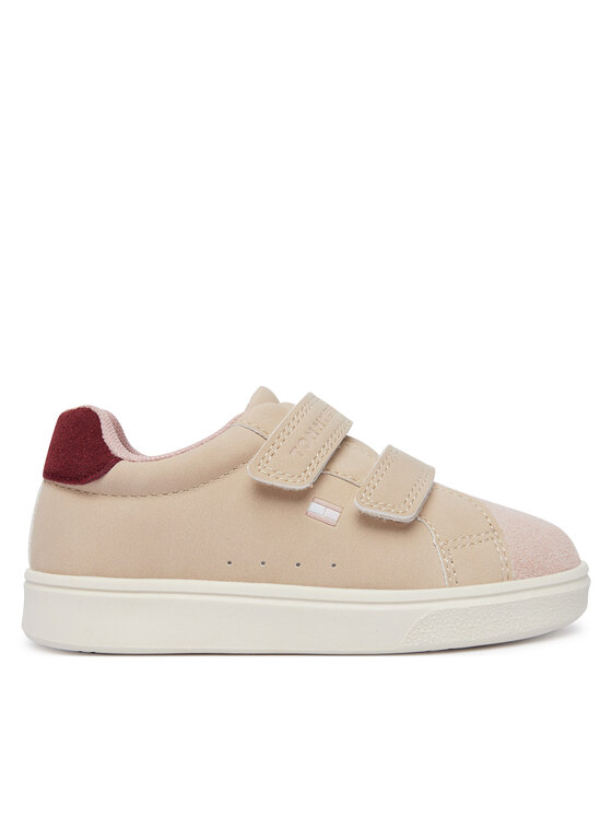 Tommy Hilfiger Zapatillas Tommy Hilfiger Low Cut Velcro Sneaker T1A9-35062-0315 M Beige claro