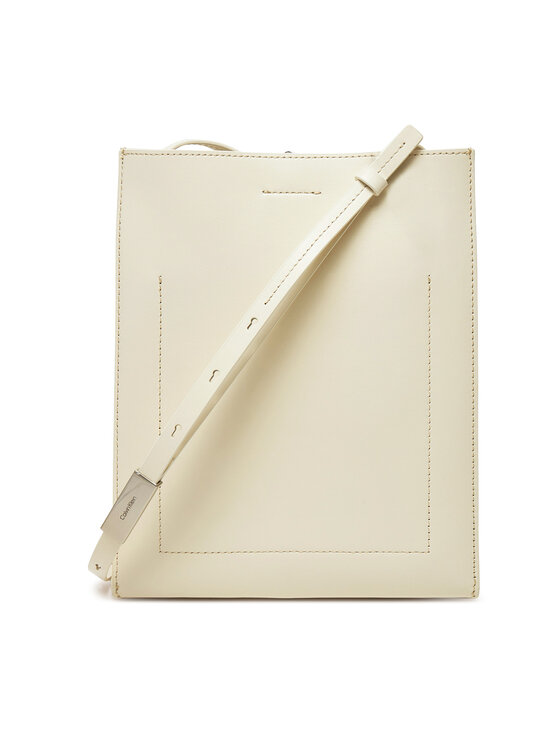Calvin Klein Torbica Calvin Klein Line Ns Crossbody Lth Bag LV04F3005G Bijela