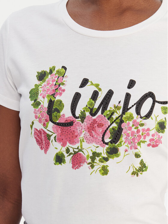 Liu Jo Liu Jo Camiseta WA6493 JS923 Blanco Regular Fit