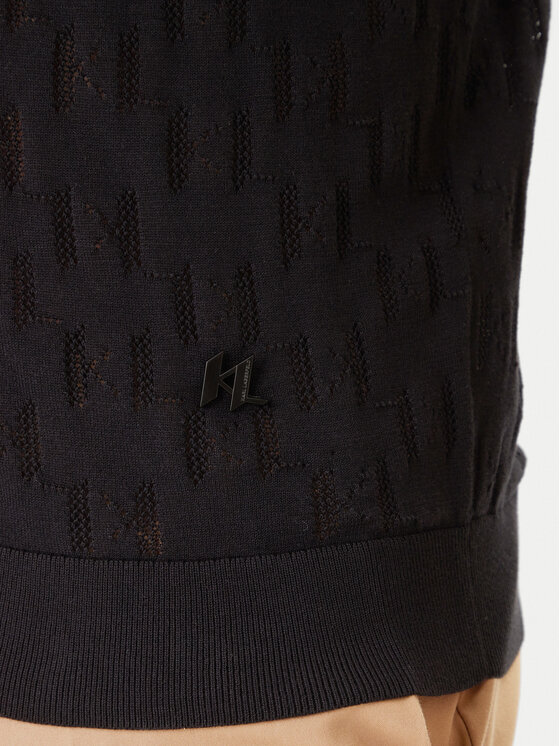 KARL LAGERFELD KARL LAGERFELD Polo 655005 562301 Negro Slim Fit