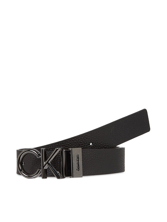 Calvin Klein Opasok Calvin Klein Adj/Rev Ck Metal Bombe Pb K50K510948 Čierna