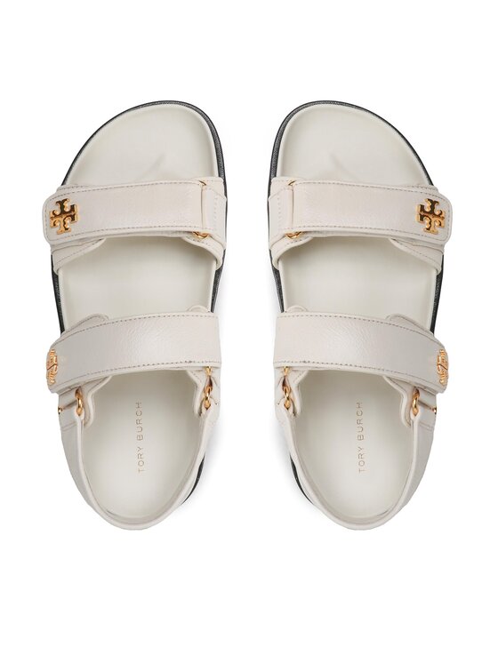 Tory Burch Sandale Tory Burch Kira Sport Sandal Calf Leather 144328 Écru