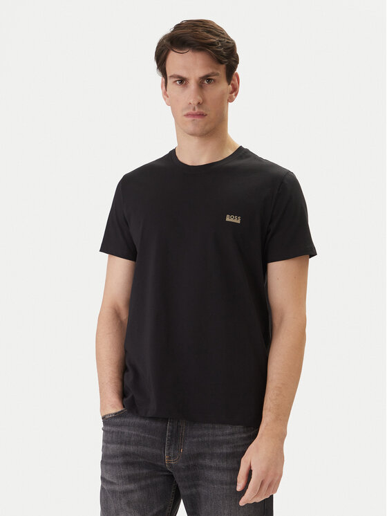 BOSS BOSS Camiseta 50531401 Negro Regular Fit