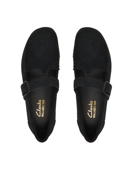 Clarks Туфлі Clarks WallabeeEVOBar 26183153 Чорний