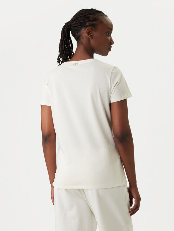Liu Jo Sport Liu Jo Sport Camiseta TA6155 JS923 Écru Regular Fit