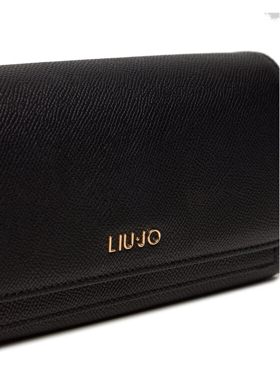 Liu Jo Ročna torba Liu Jo Ecs Xl Bifold AF4272 E0087 Črna