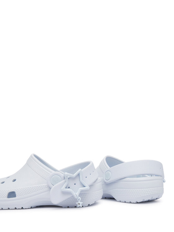 Crocs Παντόφλες Crocs Classic Star Buckle Clog 213941 Ανοιχτό μπλε
