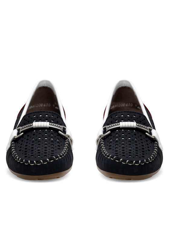 Rieker Mokasíny Rieker 40065-14 Tmavomodrá