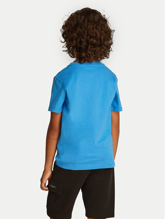 Calvin Klein Jeans Calvin Klein Jeans Marškinėliai Good Level IB0IB02456 Mėlyna Regular Fit