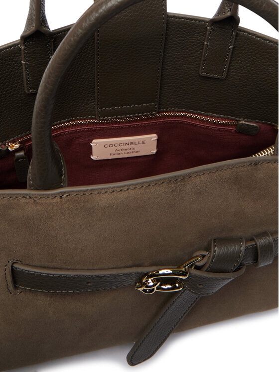 Coccinelle Torebka Coccinelle TLB Coccinellesabine Suede Bi E1 TLB 18 04 01 Khaki