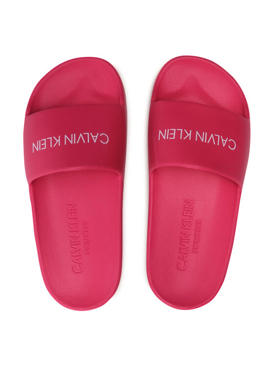 Calvin Klein Swimwear Natikače Calvin Klein Swimwear One Mold Slide KK0KK00075 Ružičasta