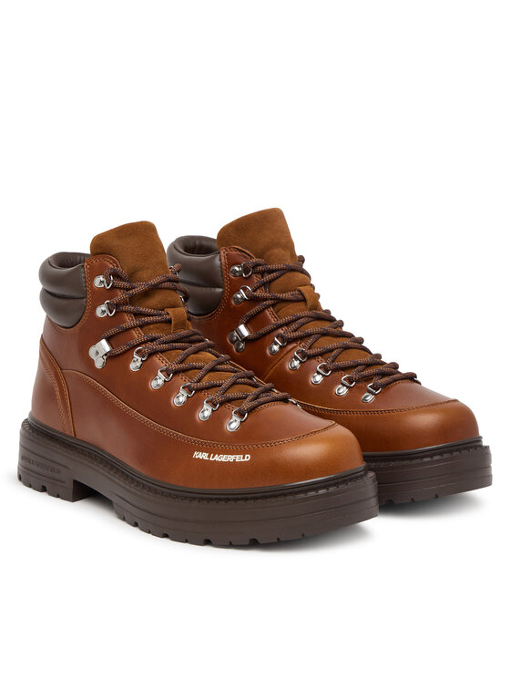 KARL LAGERFELD Μποτίνια KARL LAGERFELD Miles KL10246 Καφέ