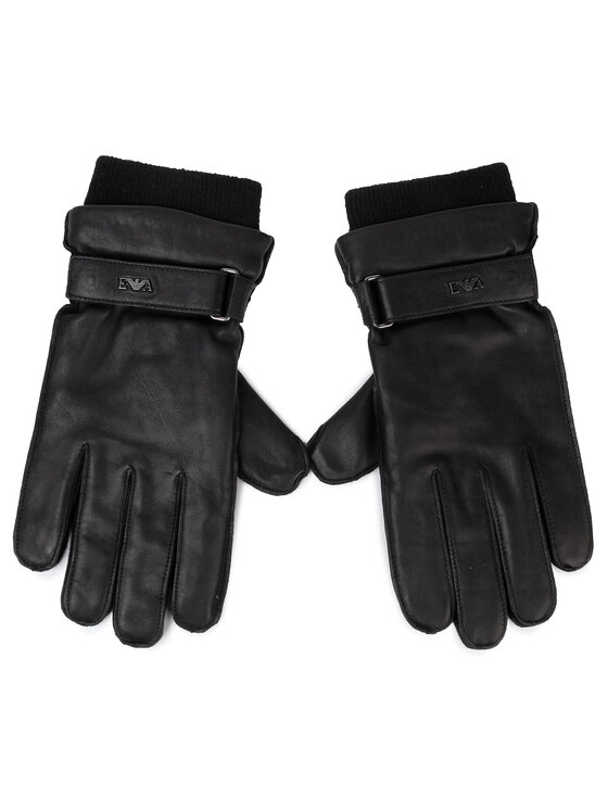 Emporio Armani Guanti da uomo Emporio Armani 624524 9A226 00020 Nero